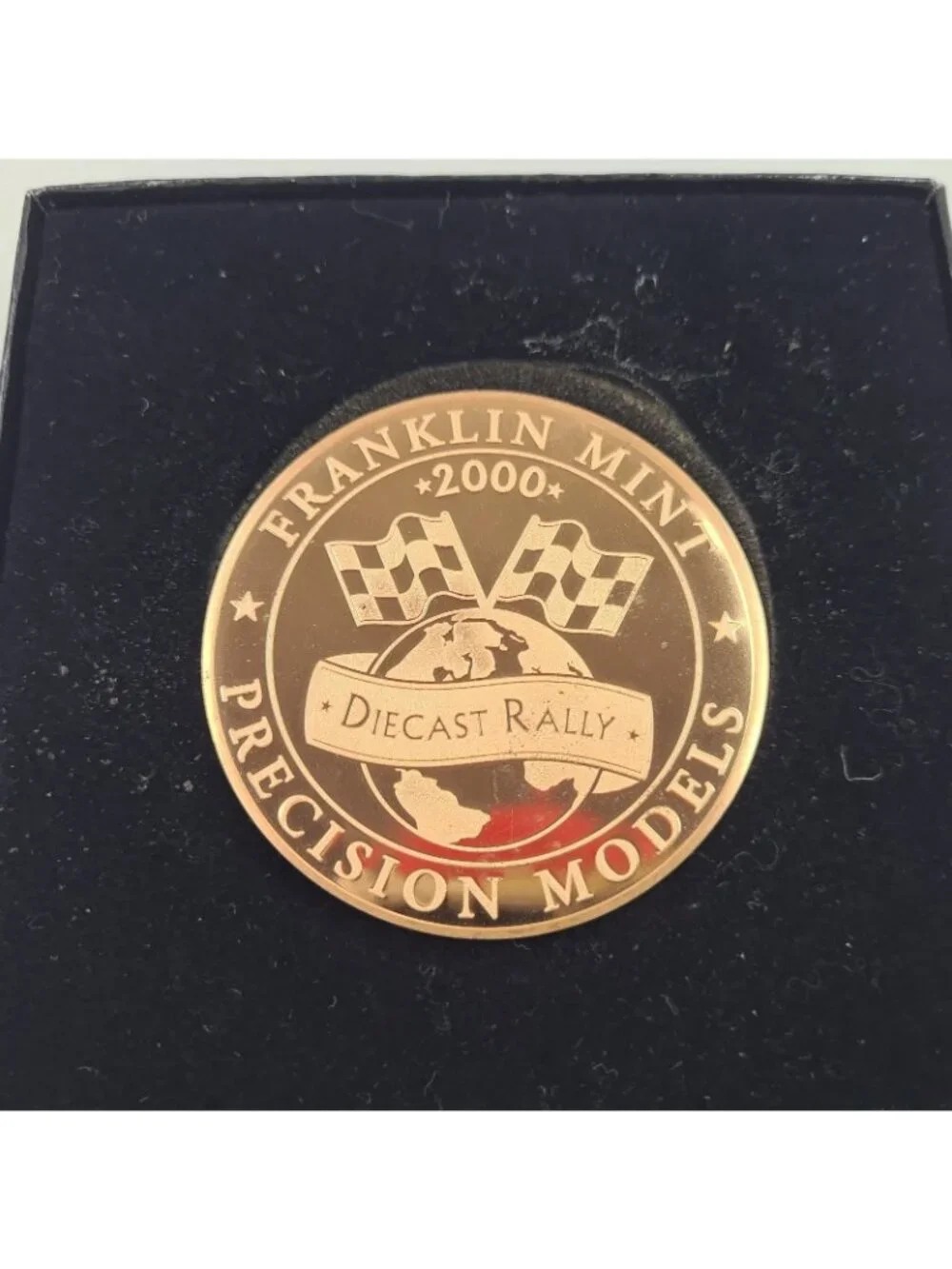 Franklin Mint Precision Models 2000 Die Cast Rally Brass Medal Coin L2